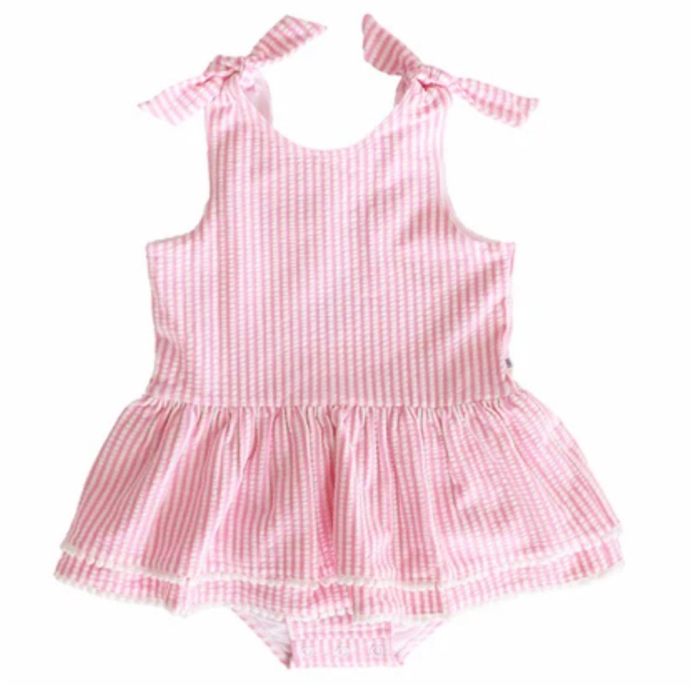 Caden Lane Pink Striped One Piece